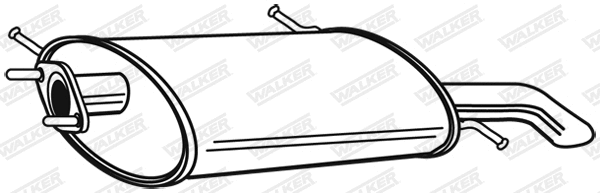 Rear Muffler (22550)