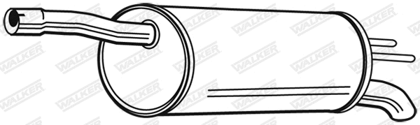 Rear Muffler (22691)