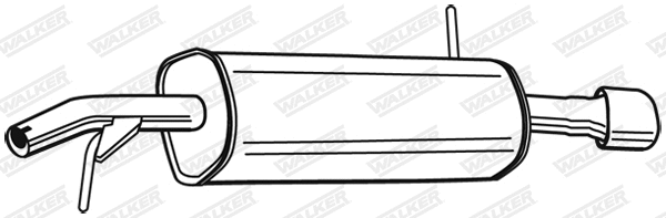 Rear Muffler (23223)