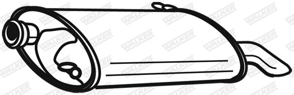 Rear Muffler (21064)