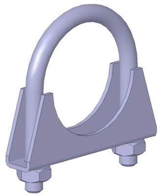 Clamping Piece, exhaust system