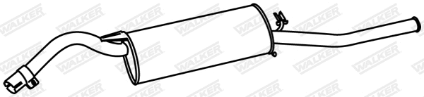 Rear Muffler (18153)