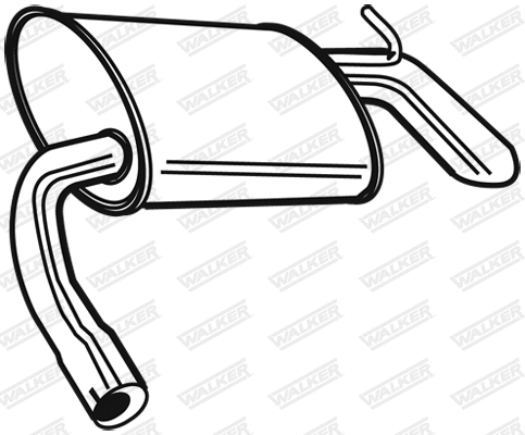 Rear Muffler (17563)