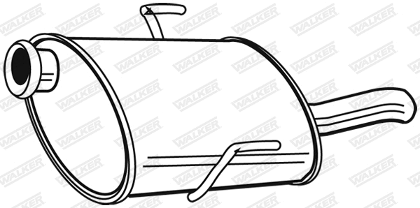 Rear Muffler (22297)