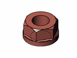 Nut, exhaust manifold (80667)