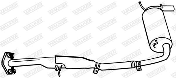 Rear Muffler (22282)