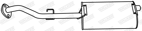 Centre Muffler (18876)