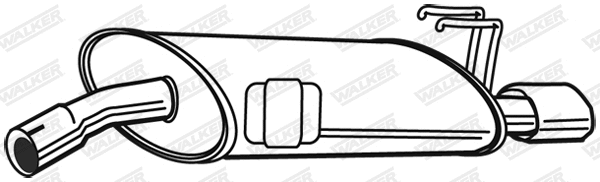 Rear Muffler (21844)