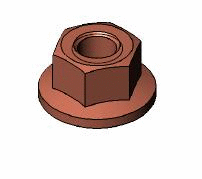 Nut, exhaust manifold