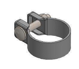 Clamping Piece, exhaust system