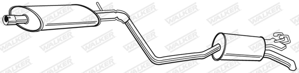 Rear Muffler (21087)