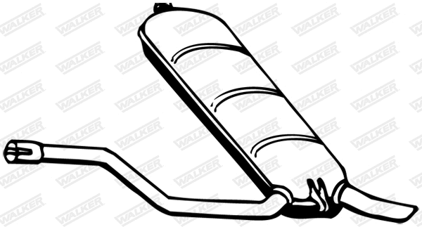 Rear Muffler (71165)