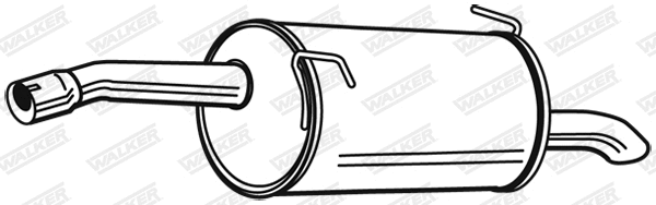 Rear Muffler (23161)