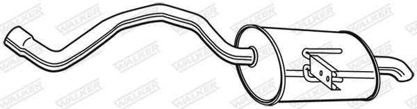 Rear Muffler (22846)