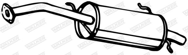 Rear Muffler (15036)