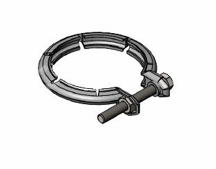 Clamping Piece, exhaust system