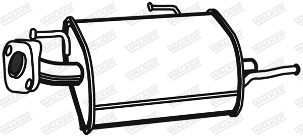 Rear Muffler (21837)