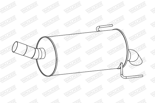 Rear Muffler (24317)