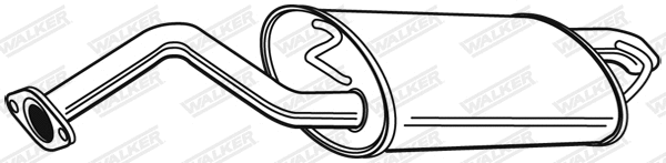 Rear Muffler (23267)