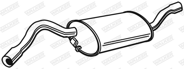 Rear Muffler (21864)