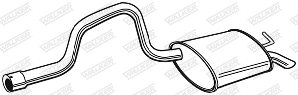 Rear Muffler (72387)
