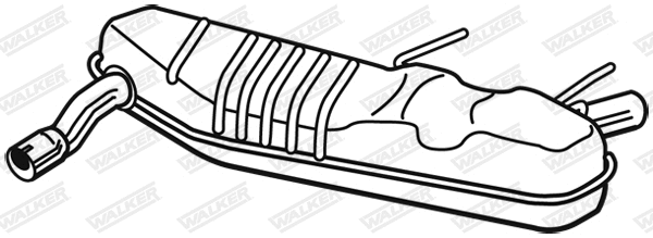 Rear Muffler (25138)