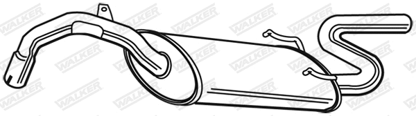 Rear Muffler (16848)