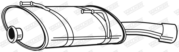 Rear Muffler (21481)