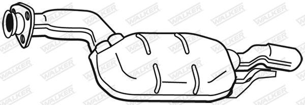 Centre Muffler (72154)