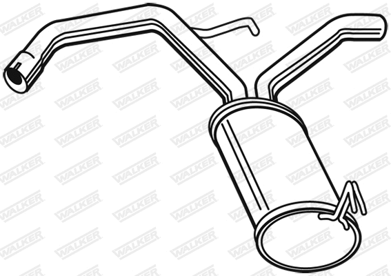 Rear Muffler (23093)