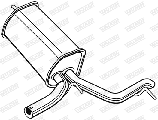 Rear Muffler (23115)