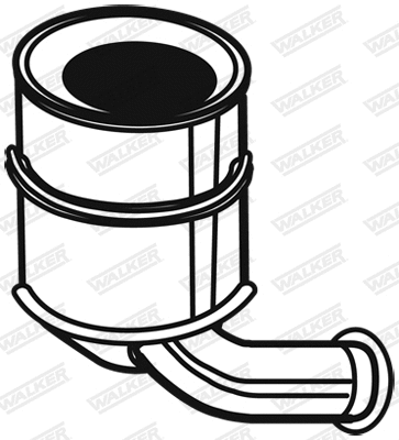 Soot/Particulate Filter, exhaust system (73072)