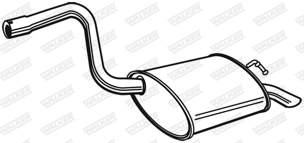 Rear Muffler (70134)