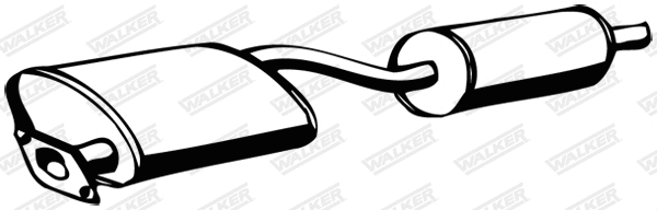 Centre Muffler (13826)
