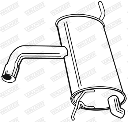 Rear Muffler (23005)