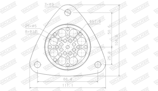 Gasket, exhaust pipe (80559)