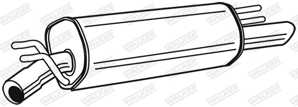 Rear Muffler (19369)