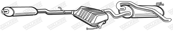 Rear Muffler (21466)