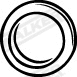 Gasket, exhaust pipe (82551)