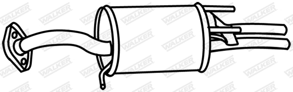 Rear Muffler (19640)