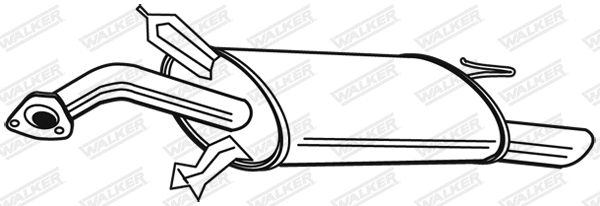 Rear Muffler (22577)