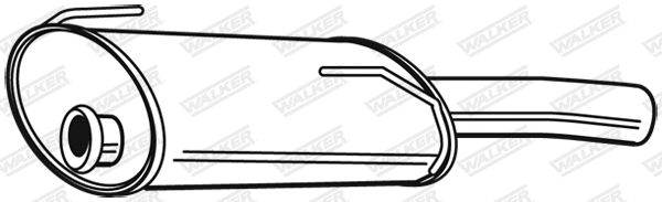 Rear Muffler (23646)