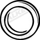 Gasket, exhaust pipe (82479)