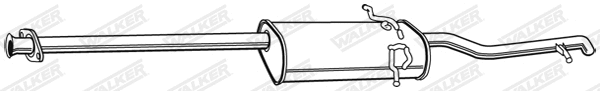 Rear Muffler (72321)