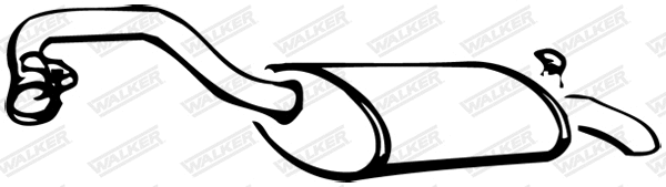 Rear Muffler (13675)