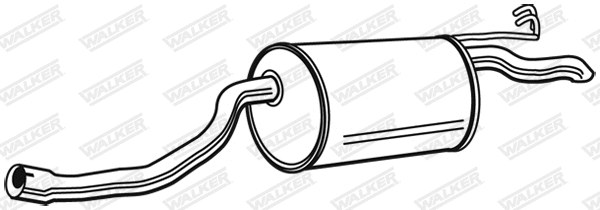 Rear Muffler (21398)