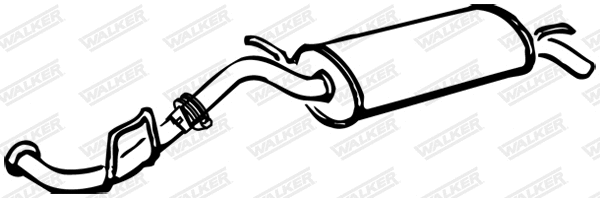 Rear Muffler (70402)
