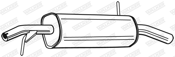 Rear Muffler (23225)