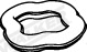 Rubber Strip, exhaust system (86546)