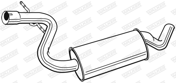 Centre Muffler (22888)